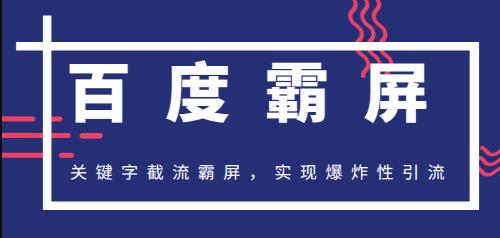 2020百度霸屏快排精讲实战，关键字截流霸屏