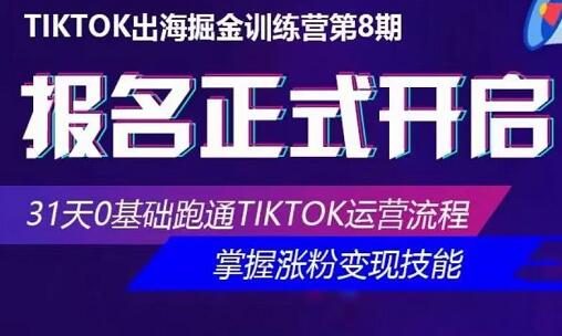 优联荟·Tiktok出海掘金训练营第8期