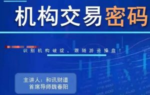 【魏春阳】机构交易密码高级班视频课程 2023年