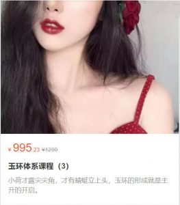 财女西施·玉环交易体系课程（3）