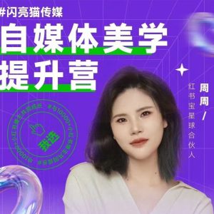 谢无敌闪亮猫自媒体美学提升营-手把手带你提升品牌审美，做一个有调性的博主