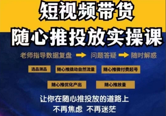 2024好物分享随心推投放实操课，随心推撬动自然流量/微付费起号/优化产出